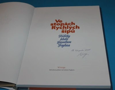 Ve stopách rychlých šípů - Winoga - autogram