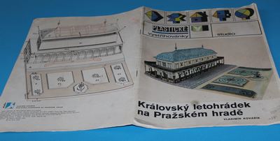Plastické vystřihovánky Královský letohrádek na Pražském hradě