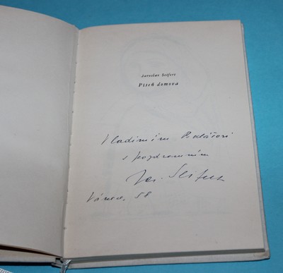 Píseň domova - Seifert - autogram
