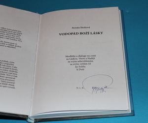 Vodopád boží lásky - Ištoková - autogram