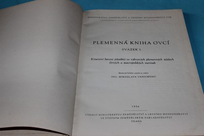 Plemenná kniha ovcí svazek I