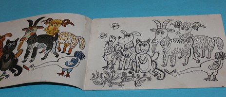 omalovánka Zvířátka a Petrovští