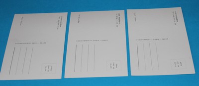 3 x pohlednice Jan Masaryk