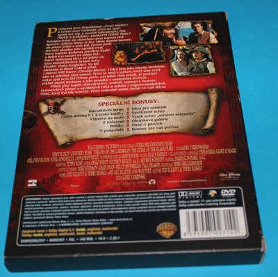DVD Piráti z Karibiku Prokletí Černé perly 2 disková sběratelská edice