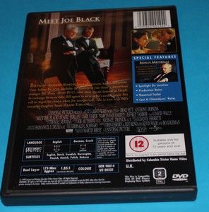 DVD Meet Joe Black Seznamte se, Joe Black