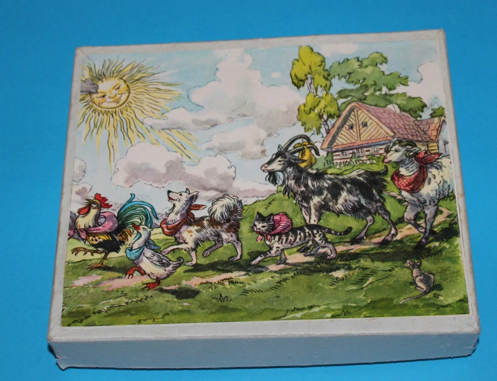 Dřevěné retro kostky Kvěchová (Kubus velký)