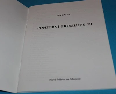Pohřební promluvy III