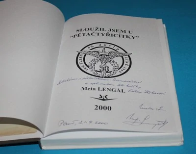 Sloužil jsem u "pětačtyřicítky" - autogram, fotografie