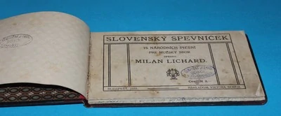 Slovenský spevníček - Lichard (1912)