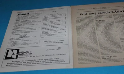Západ 1/1979 exilový časopis