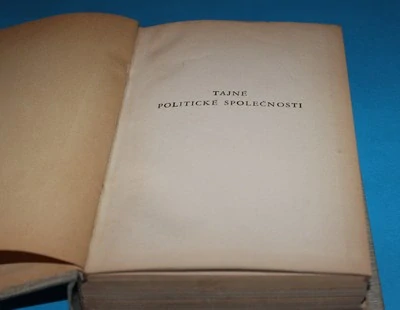 Tajné politické společnosti (překlad Karel Weinfurter)