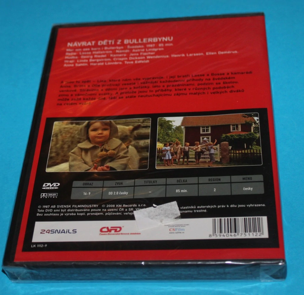 DVD Návrat dětí z Bullerbynu (nové)