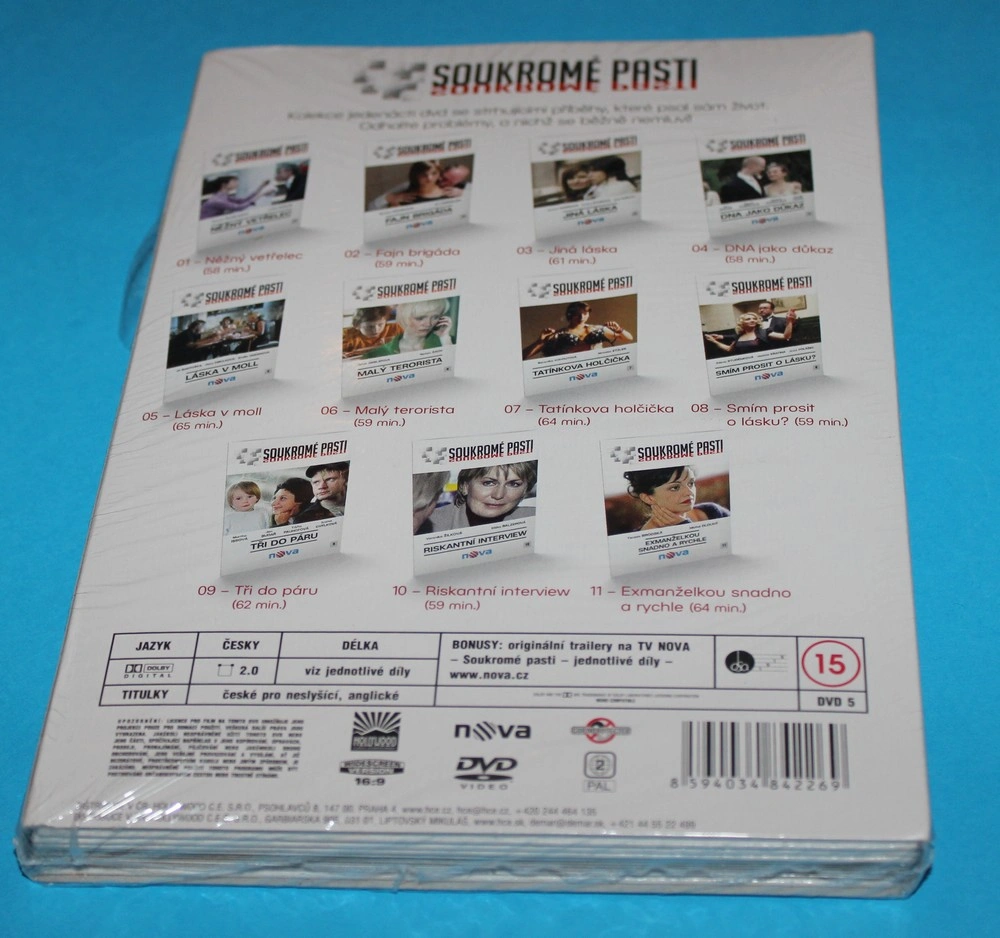 DVD Soukromé pasti 1-11 - nové