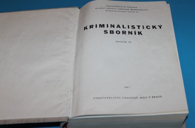 Kriminalistický sborník 1967