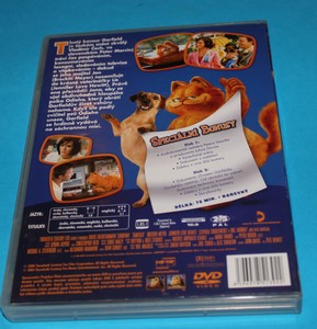 DVD Garfield ve filmu (2 disky)