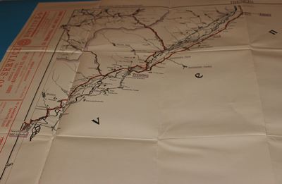 Komunikační mapa země moravsko-slezské TRENČÍN