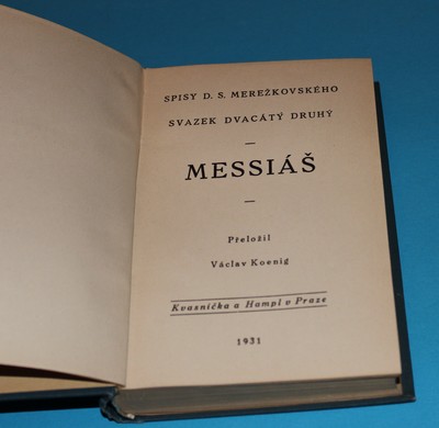 Messiáš - Merežkovskij