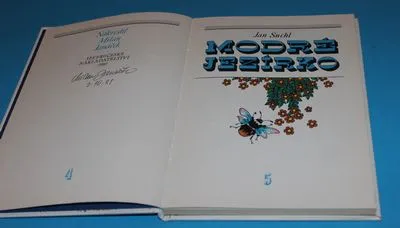 Modré jezírko - Suchl, Janáček - autogram