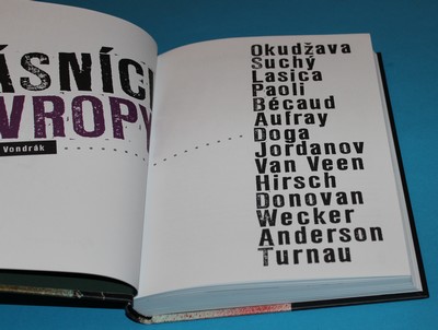 Básníci Evropy - Vondrák