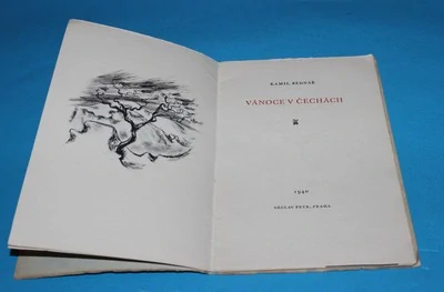 Vánoce v Čechách - Bednář - autogram