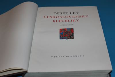 Deset let československé republiky svazek třetí