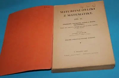 Maturitní otázky z matematiky díl II