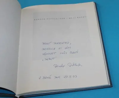 Mezi řádky - Putzlacher - autogram