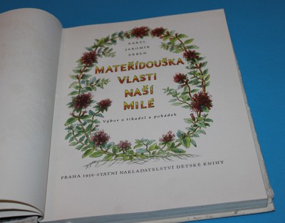 Mateřídouška vlasti naší milé - Erben