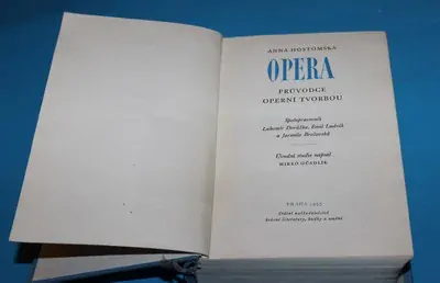 Opera průvodce operní tvorbou - Hostomská
