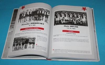 Album slavných postav sportovního klubu Slavia Praha