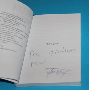 Praha zkouřená deník dealera - autogram