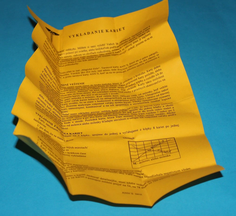 Vykládací karty + návod Ann's - Tesař (slovensky)