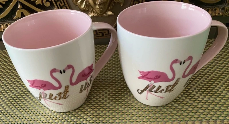 2 x velký hrnek s plameňáky