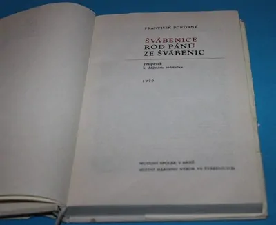 Švábenice. Rod pánů ze Švábenic