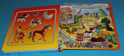 Statek  Barevné kreslení se zvířátky