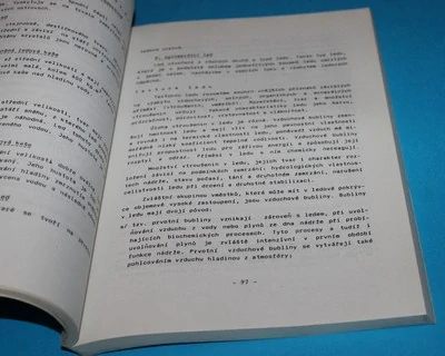 Zimní režim toků a vodních cest - Matoušek