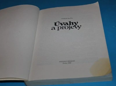 Úvahy a projevy - Baťa 
