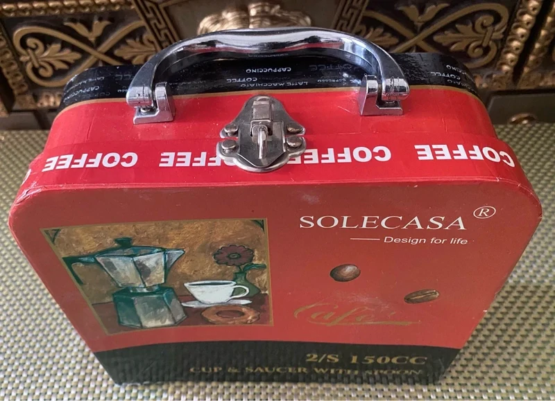 Přátelská sada na kávičku v kufříku