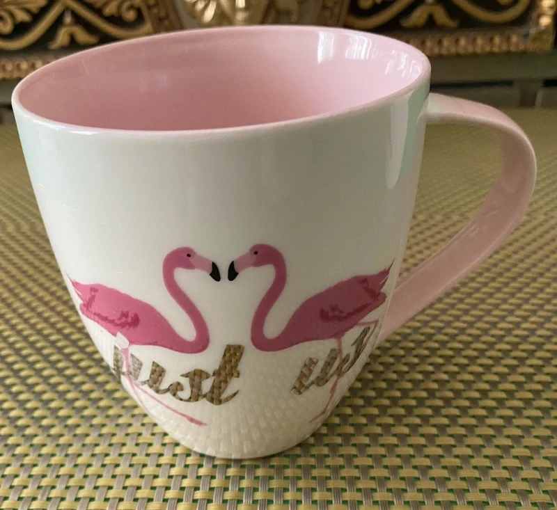 2 x velký hrnek s plameňáky