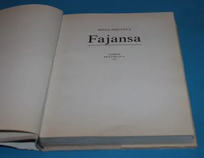 Fajansa - Pišútová