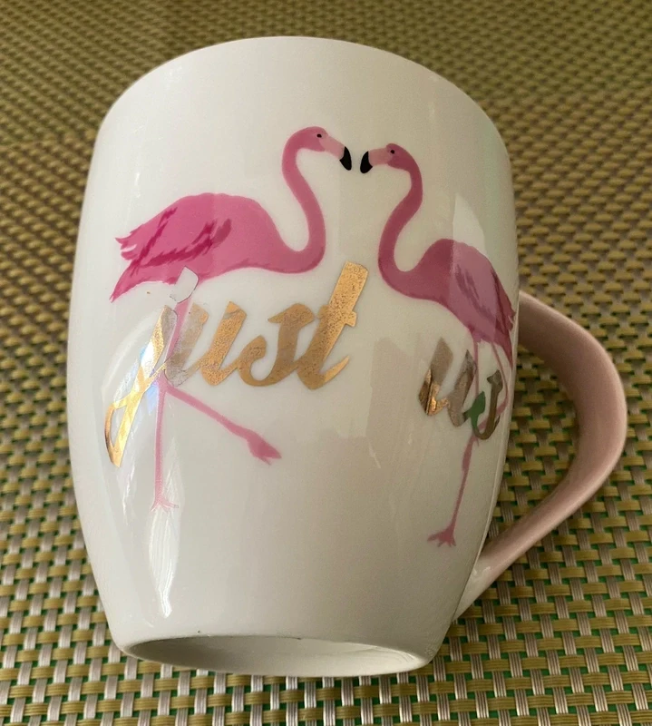 2 x velký hrnek s plameňáky