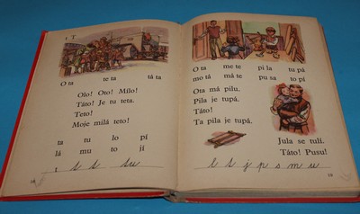 Slabikář (červený) 1966