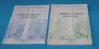 Česko-německý a Německo-český zahradnický slovník