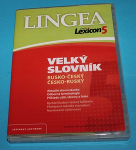 CD ROM Velký slovník rusko-český česko-ruský software 2008