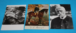 3 x pohlednice T. G. Masaryk