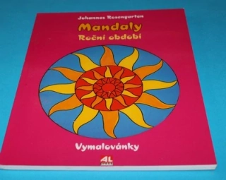 Mandaly roční období Vymalovánky