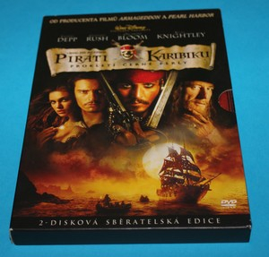 DVD Piráti z Karibiku Prokletí Černé perly 2 disková sběratelská edice