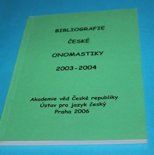 Bibliografie české onomastiky 2003-2004