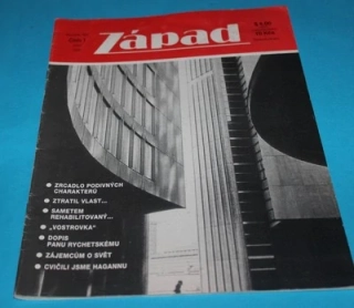 Západ 1/1992 exilový časopis