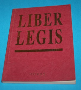 Liber Legis (Kniha zákona - Liber Al vel Legis) v